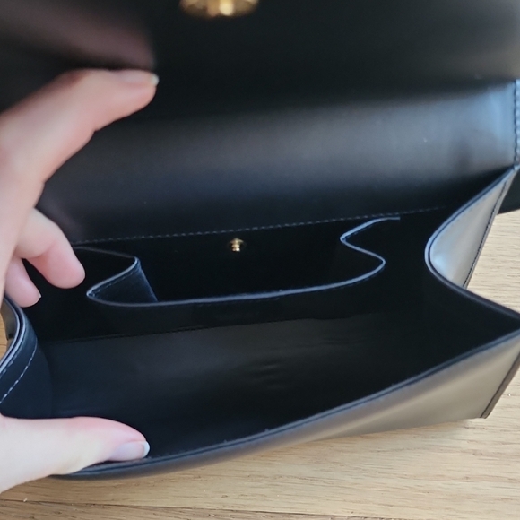 RARE Gucci Tom Ford Era Black Leather Metal Bar Bag – Excellent Condition w/box - Picture 14 of 16